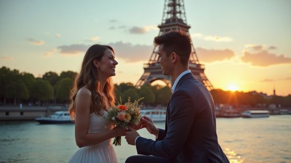 Choisir Paris pour une demande en mariage inoubliable