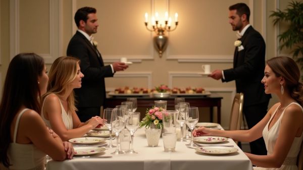 Cocktail, dîner assis ou buffet : choisir le bon format de réception